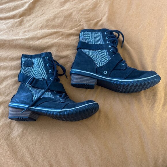 Sorel Winter Boots -Waterproof Leather size 10 - Picture 2 of 8